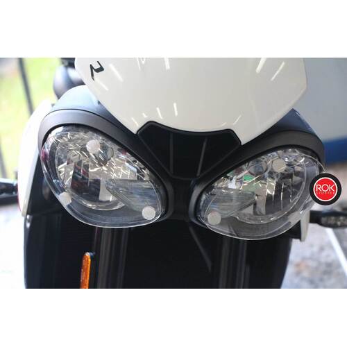 ROK Stopper Triumph Street Triple 765 S/R/RS ('17-'19) Headlight Protector Kit